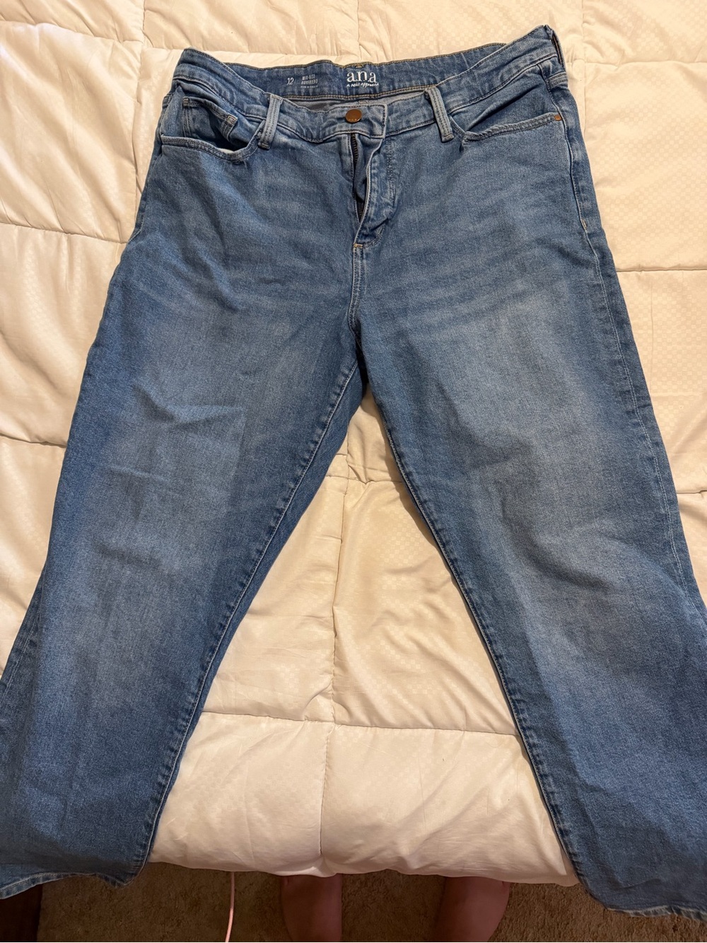 a.n.a Women's Medium Blue Boyfriend Jeans
